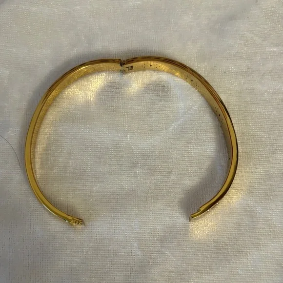 Gold Bracelet with Diamond Accents - Picture 4 of 6